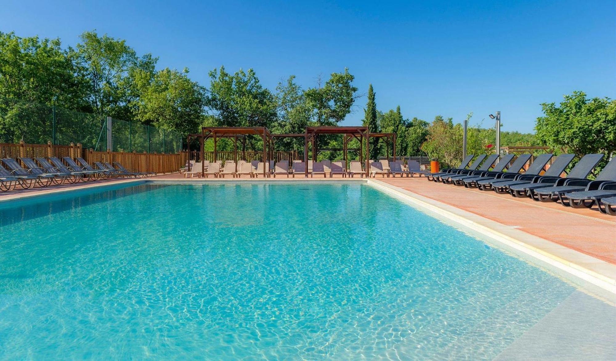 Camping Domaine De Chaussy Lagorce  Exterior foto